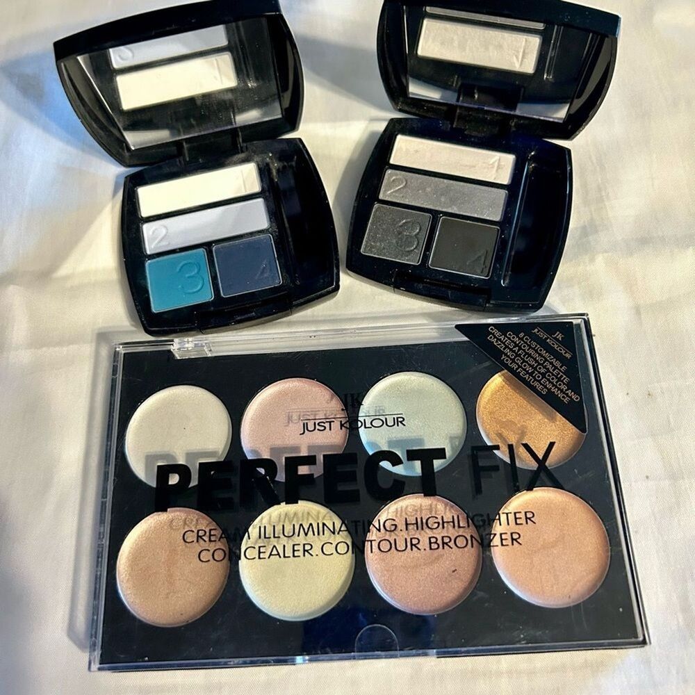 Eyeshadow Highlighter Concealer Palette Shadows Make Up Beauty Face Eyes